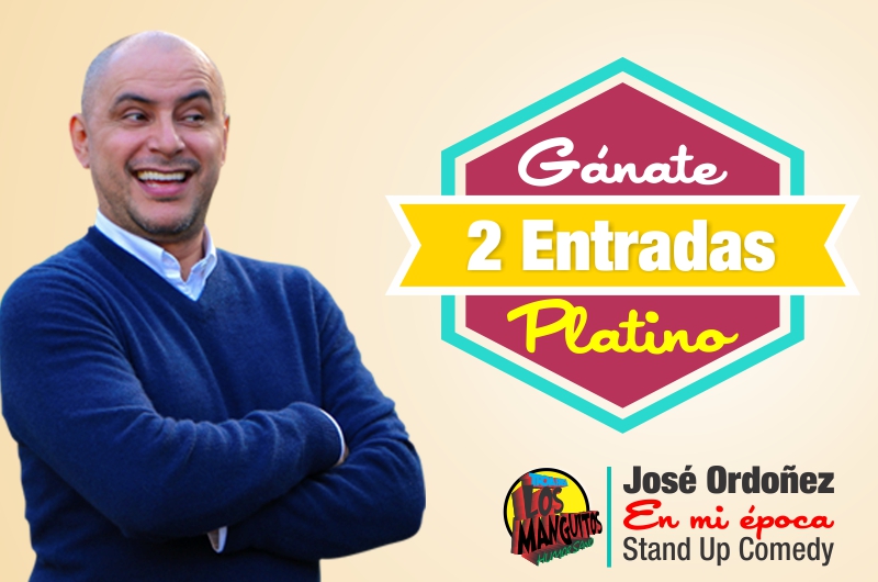 2 Entradas Platino al Stand Up Comedy mi Epoca de José Ordoñez